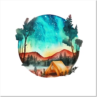 Camping Is My Happy Place Posters and Art
